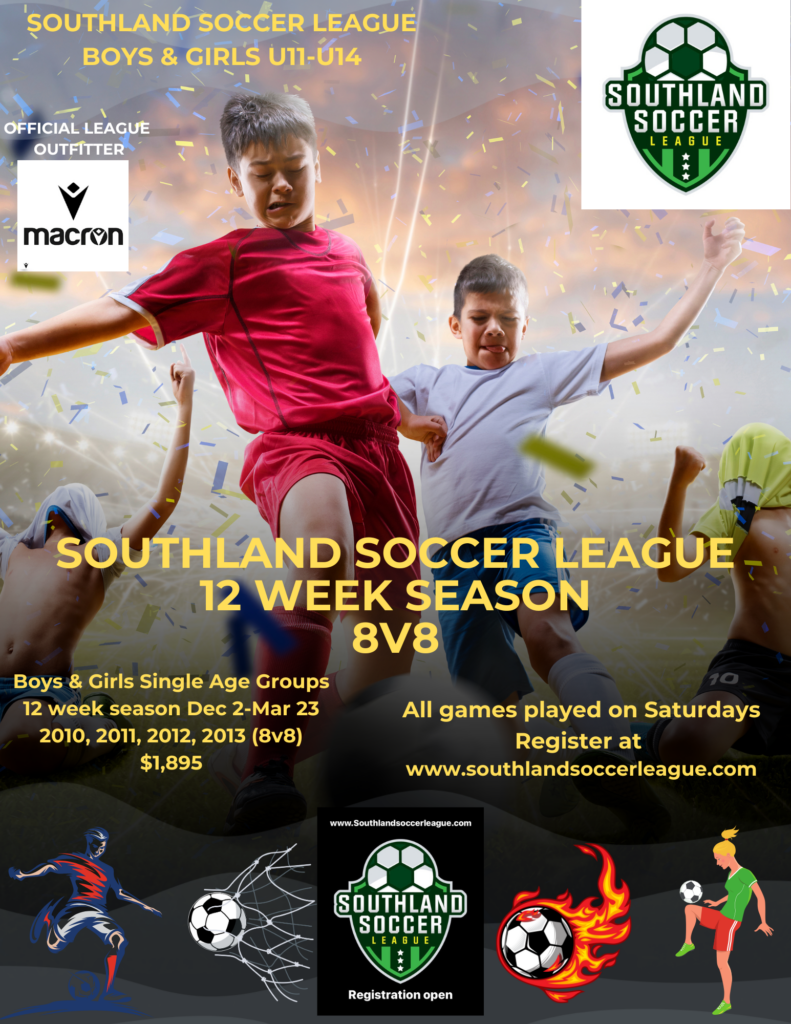 Southland Soccer League Boys & Girls U11-U14 (1)